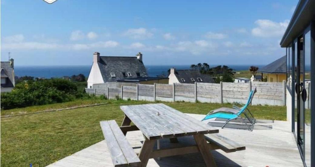Maison proche du Phare de Trézien vue mer Plouarzel Extérieur photo