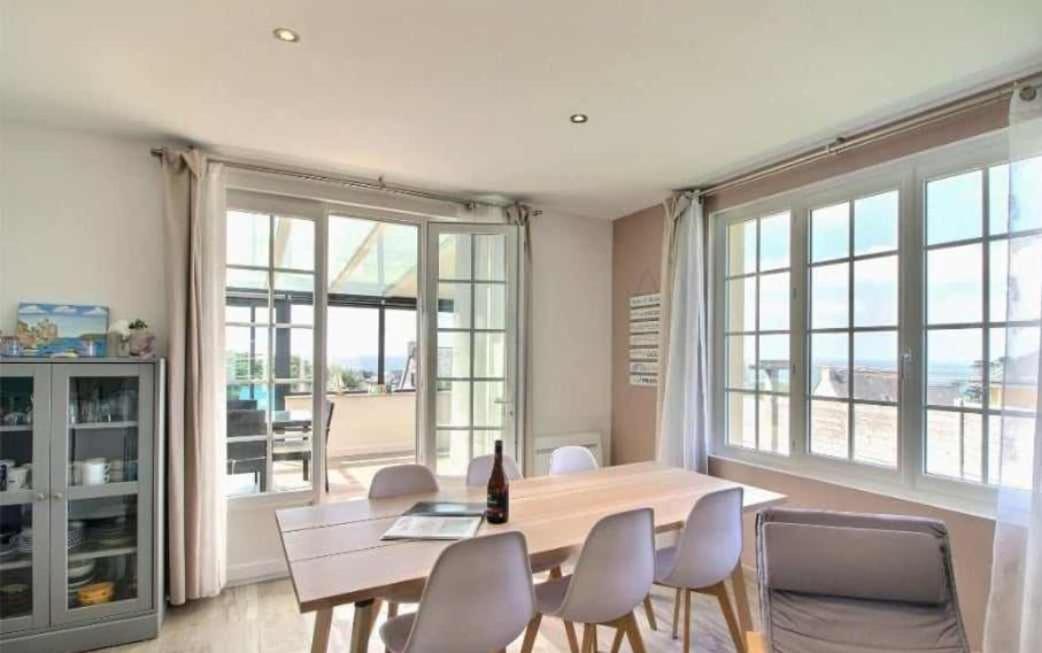 Maison proche du Phare de Trézien vue mer Plouarzel Extérieur photo